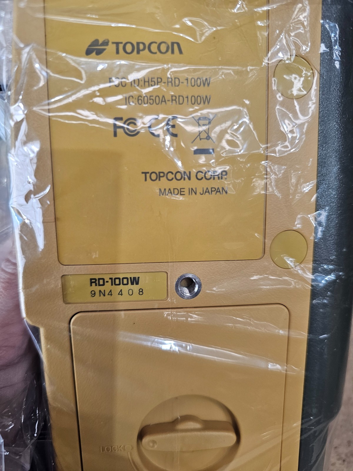 TOPCON RD-100W LASER RECEIVER