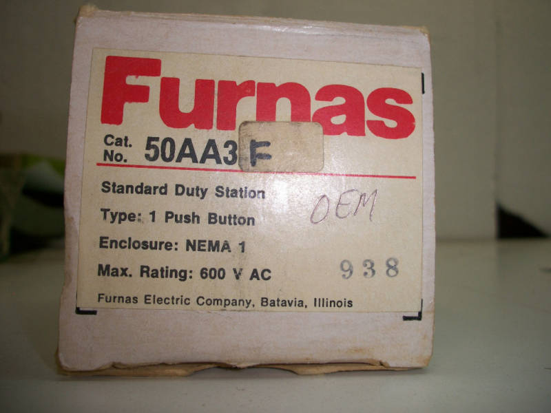 Furnas Siemens 50AA3F Std Duty Push Button Switch