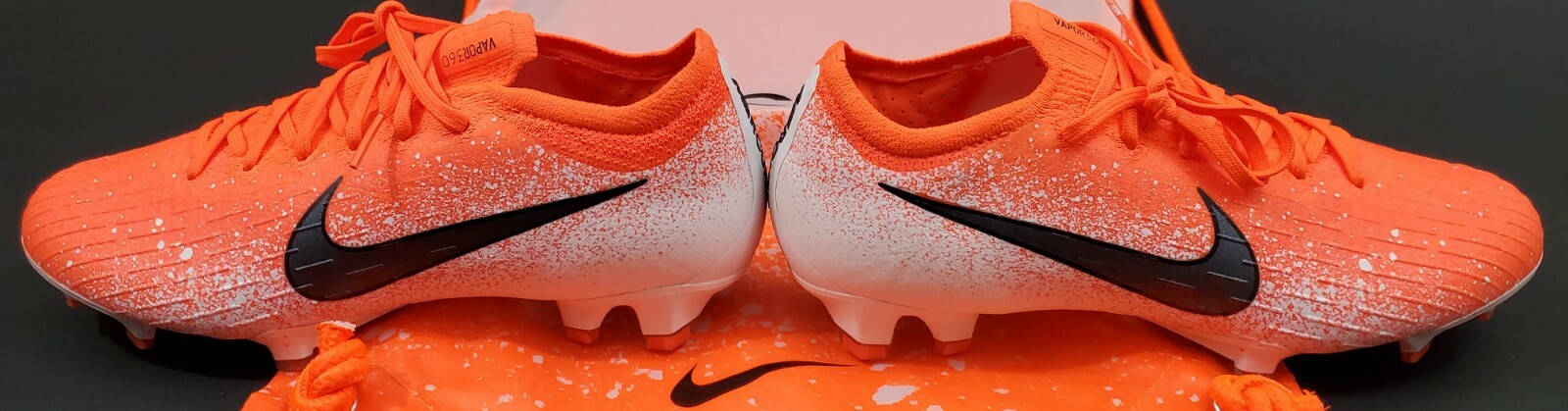 Nike Vapor 12 Elite FG, Hyper Crimson/Black-White, Size 6 (AH7380 801)