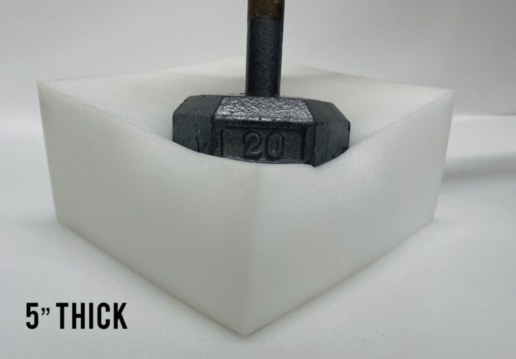 (1) HD36 (2.8 Density) Upholstery SOFA CUSHION REPLACEMENT FOAM  82” x 24” x 5”