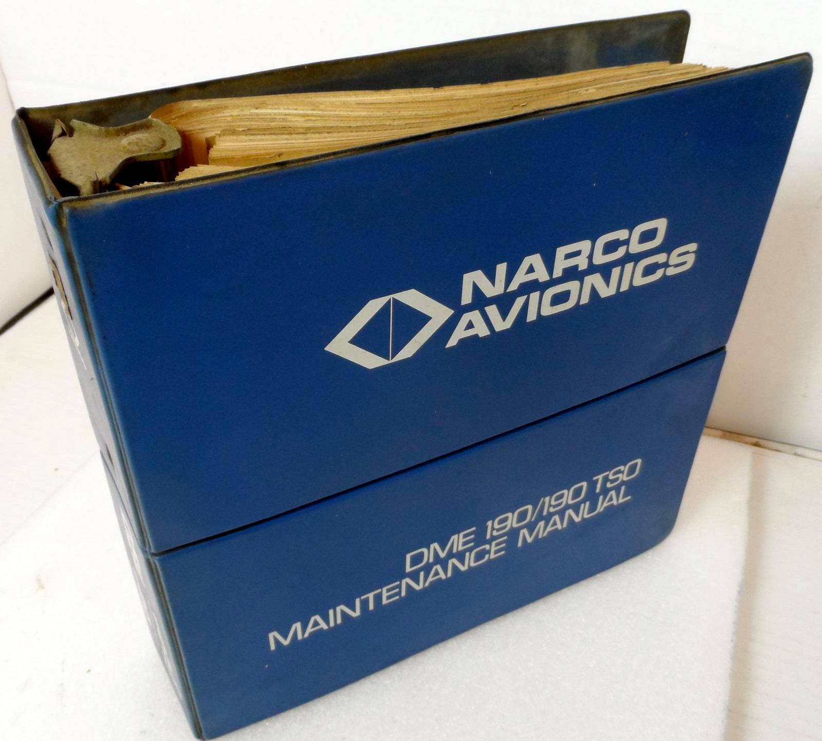 NARCO AVIONICS DME 190/190TSO MAINTENANCE MANUAL, JAN 1977