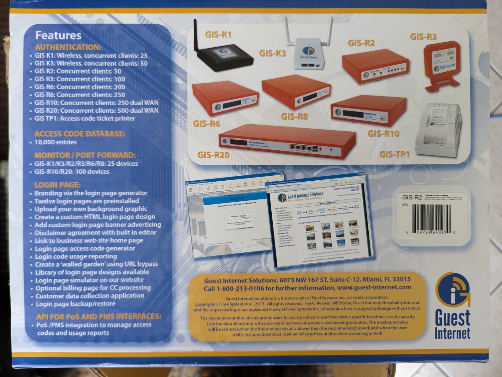Guest Internet Systems GIS-R2 - NEW IN BOX