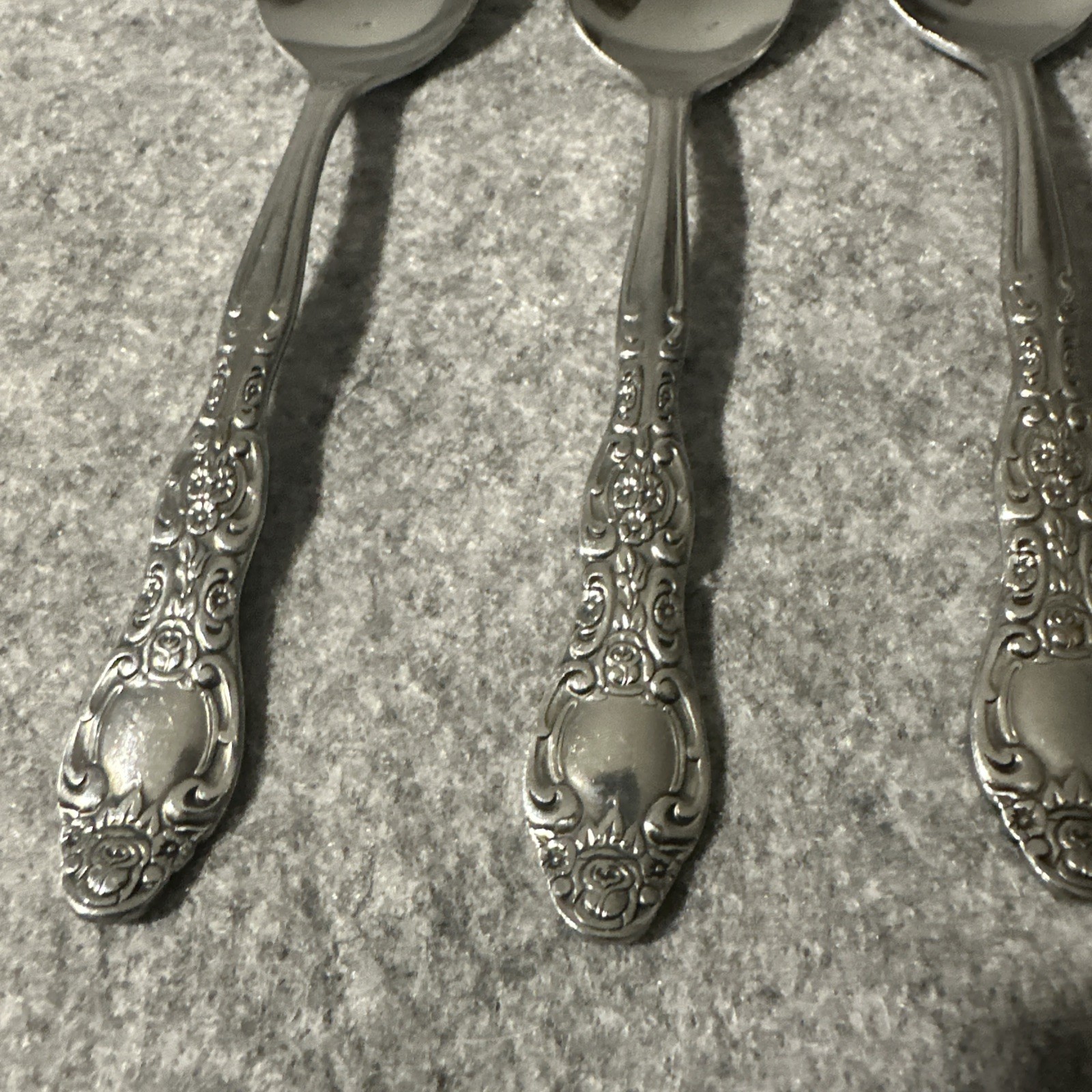 8 International Stainless VERONA Pattern Teaspoons Korea