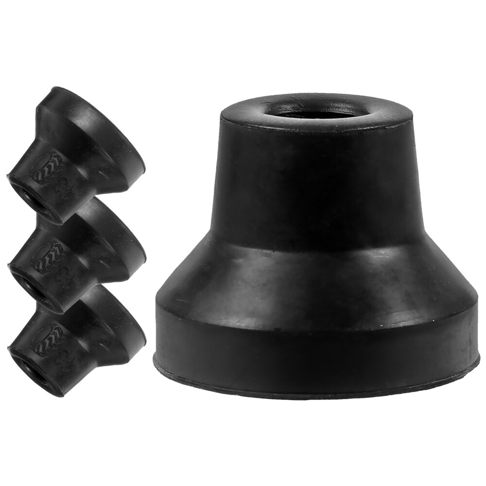 4Pcs Crutch Tips Rubber Cane Tip Heavy Duty Crutches Pad Rubber Cane Feet