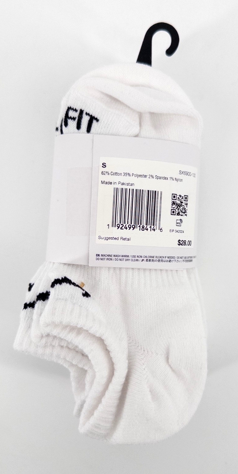 Nike Everyday Plus Cushion Training No-Show Socks 3-Pack