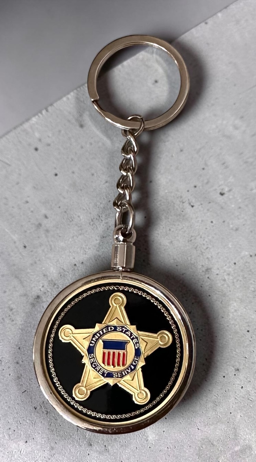 U S Secret Service Coin USSS Seal Of The US President Challenge Coin Keychain