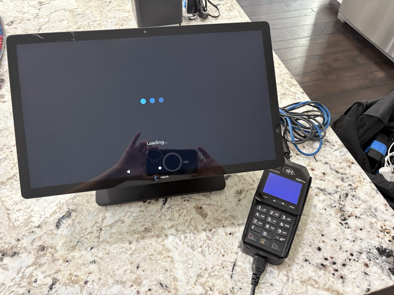 Elo Android Touchscreen POS Terminal w/ Talech, Star Printer, Card Reader.