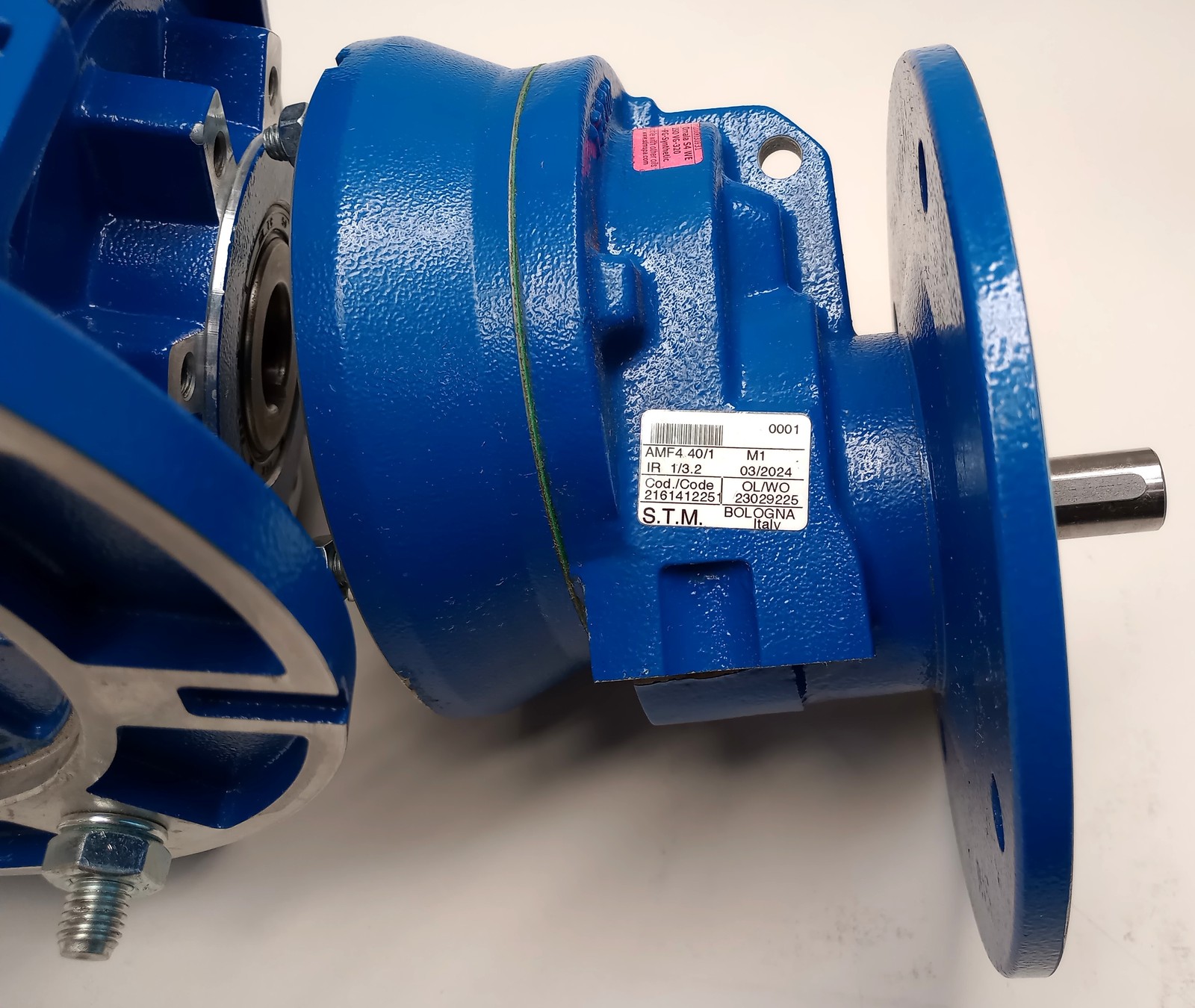 STM UMI75G M1 AMF4 40/1 Gear Box Assembly IR 1/80 Gearbox IR 1/3.2 Adaptor