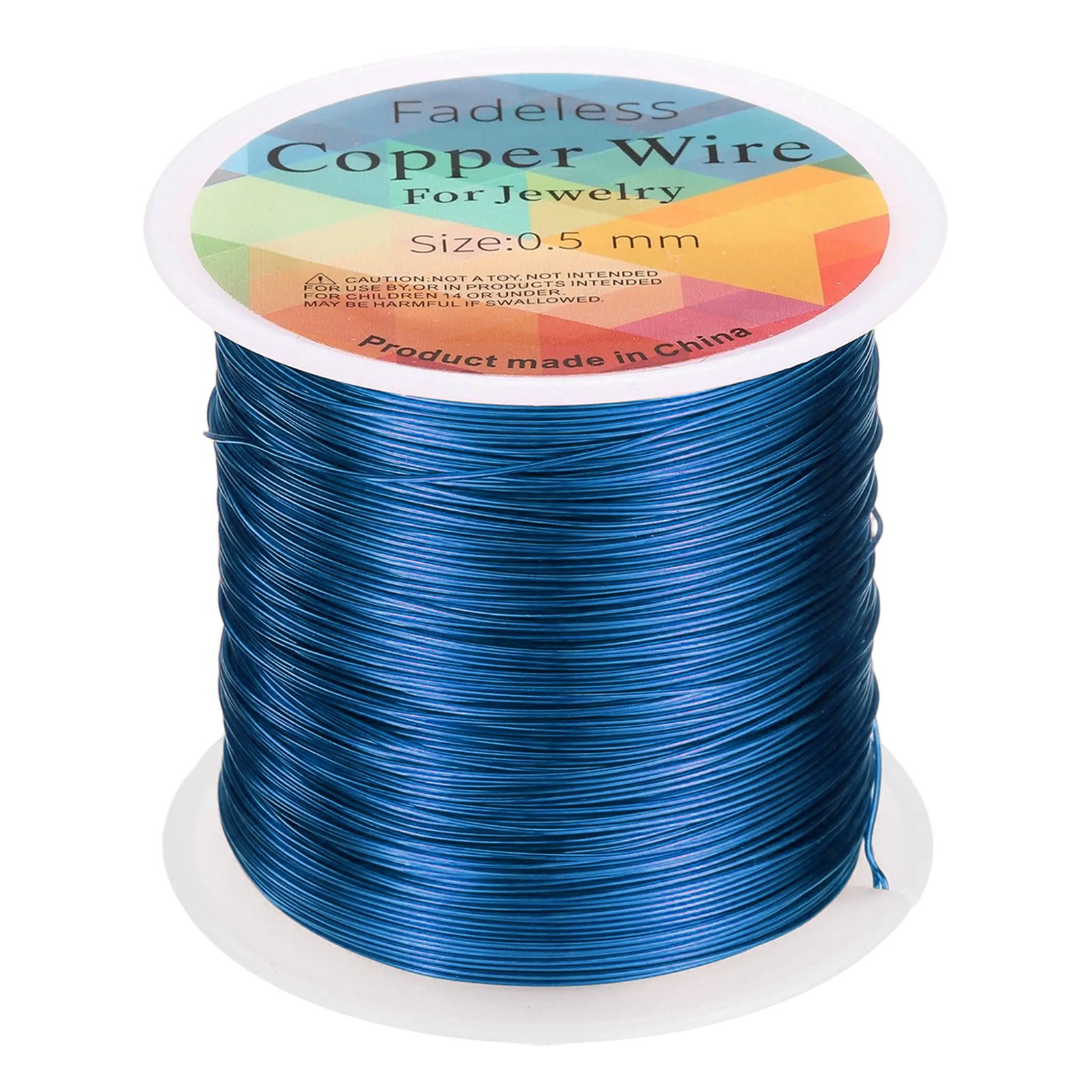wire 203ft 24 Gauge Copper Craft Wrapping Wire, Blue