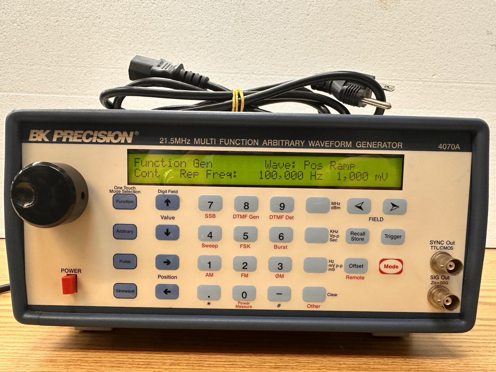 BR 4070A precision 21.5 MHz multi function arbitrary waveform generator