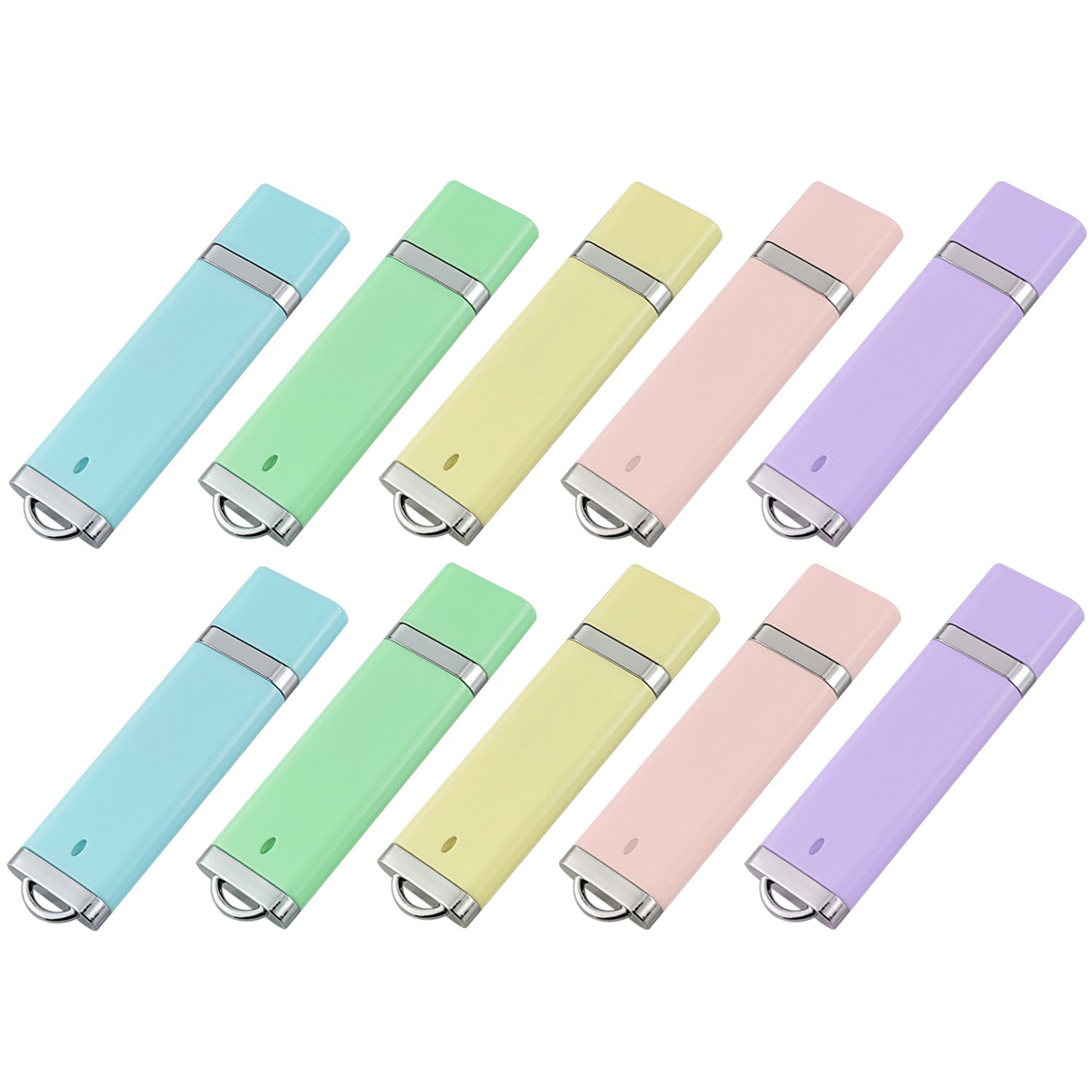 Kootion USB 2.0 5/10pcs 1GB 2GB 8GB 16GB 32GB 64GB  Metal USB Flash Drive Lot