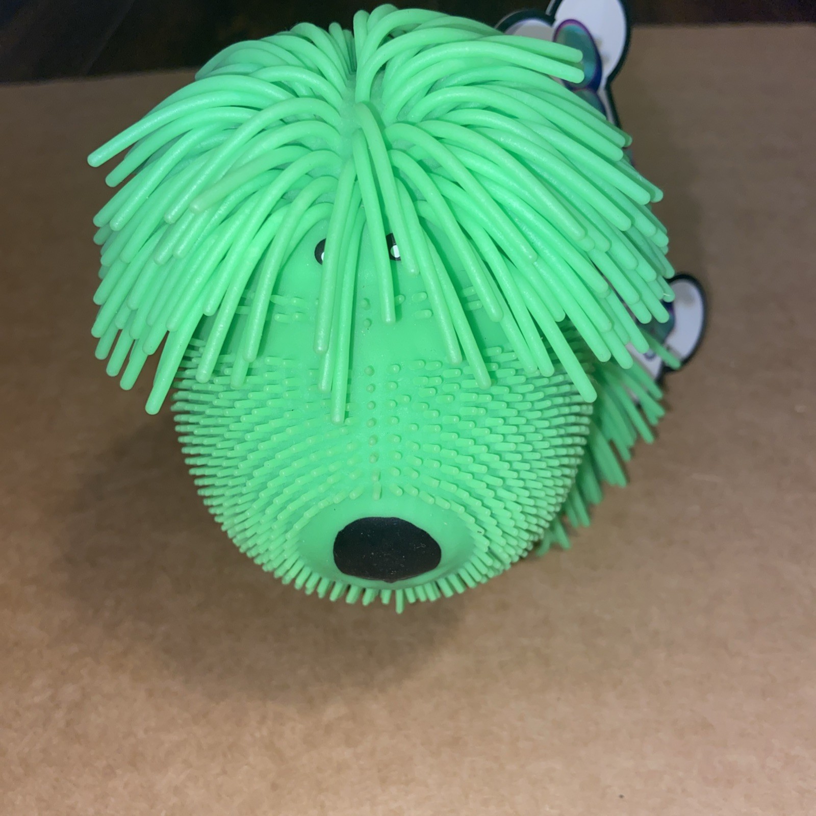 Pufferoo Pets Shaggy Puffer Dog Squishy Toy Viral TikTok Fidget Sensory  Green