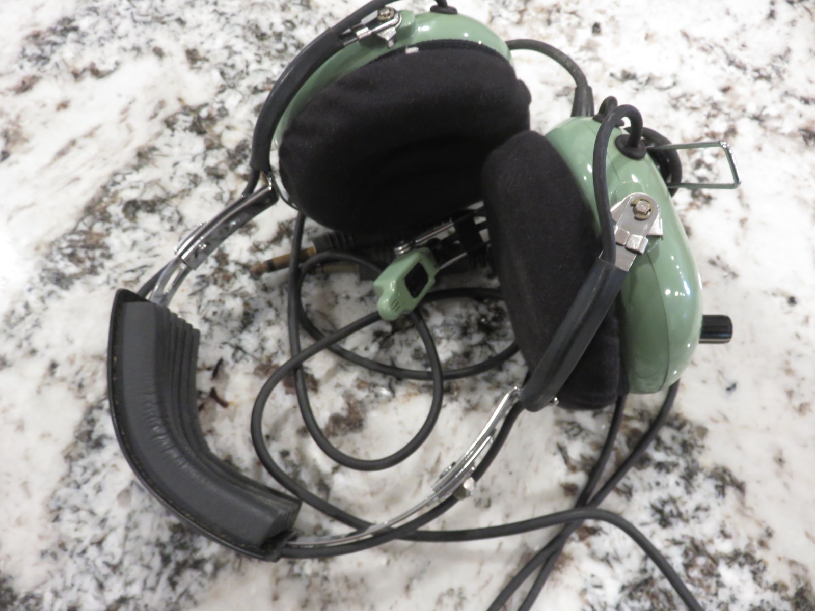 VTG David Clark Model H10-40 Aviation Headset with M4 Microphone - Untested READ
