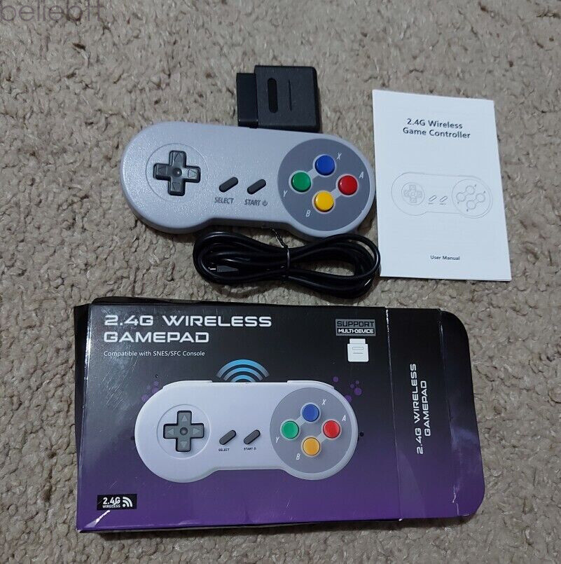 Wireless SNES Gamepad Receiver For Classic Super Nintendo Entertainment System