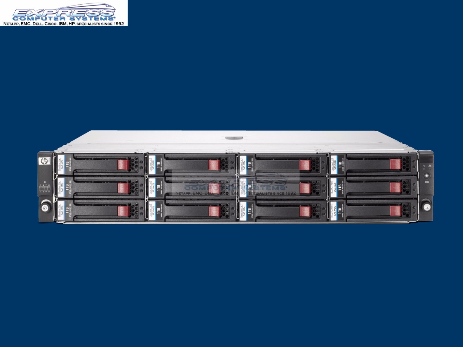 HPE D2600 Disk Enclosure 12x SAS 3.5" LFF AJ940A