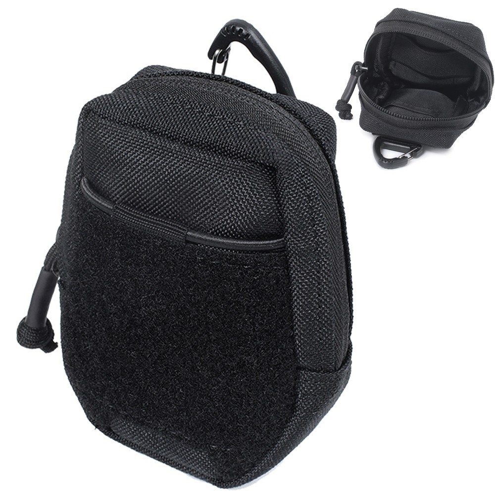 Molle Pouch Mini Wallet Key Bag Tactical Coin Purse EDC Zipper Small Waist Bag