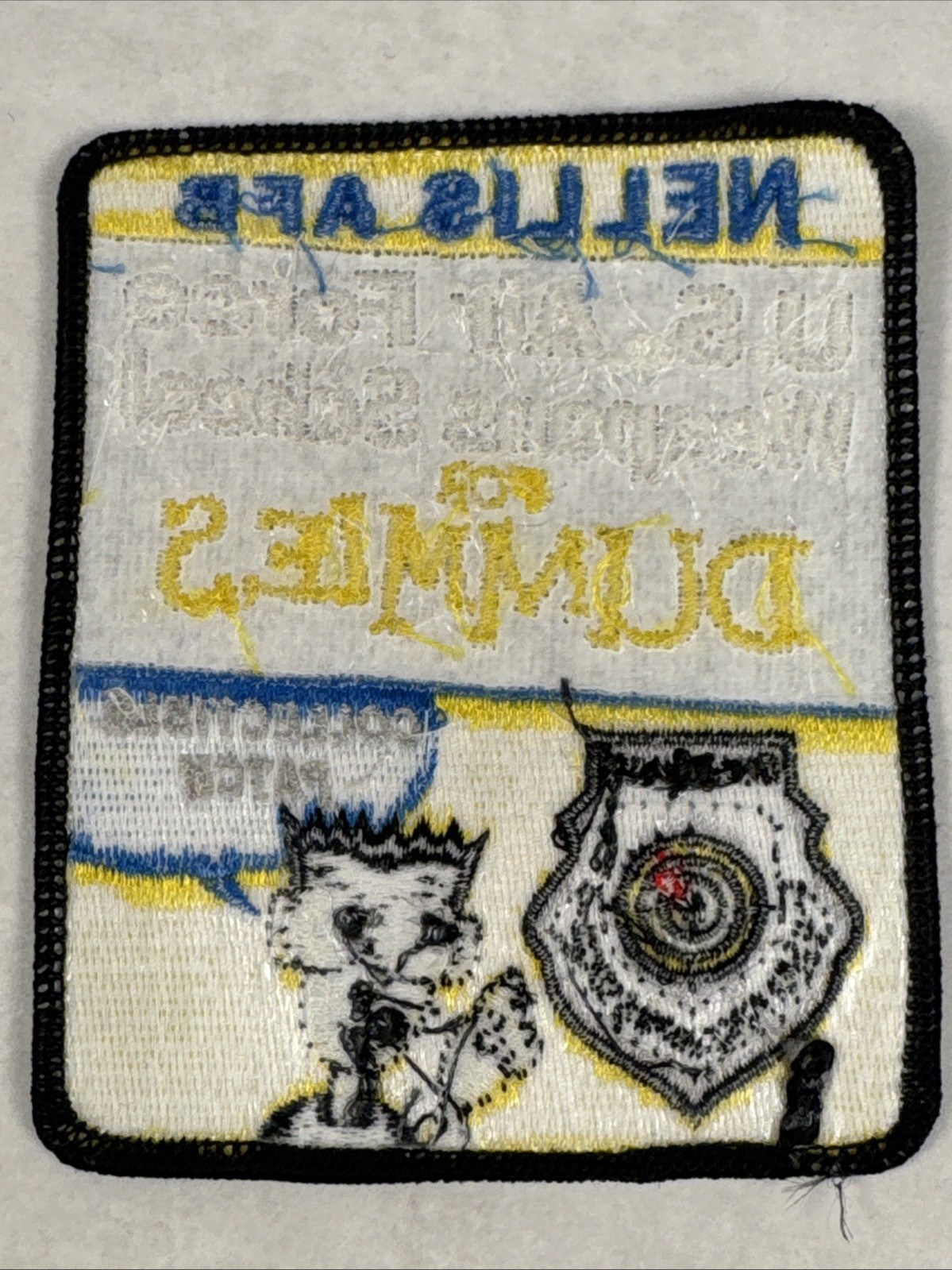 USAF NELLIS AIR FORCE PATCH US AIR FORCE WEAPONS SCHOOL FOR DUMMIES NELLIS AFB
