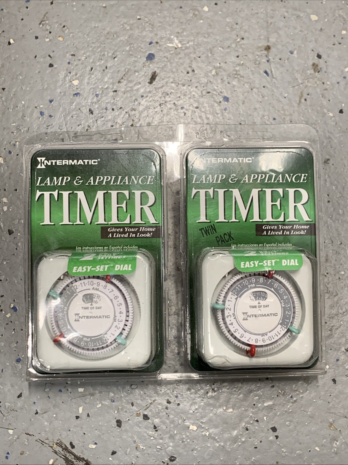 Intermatic Lamp & Appliance 24 Hour Timers 2-PACK TN111C61 NEW FACTORY SEALED