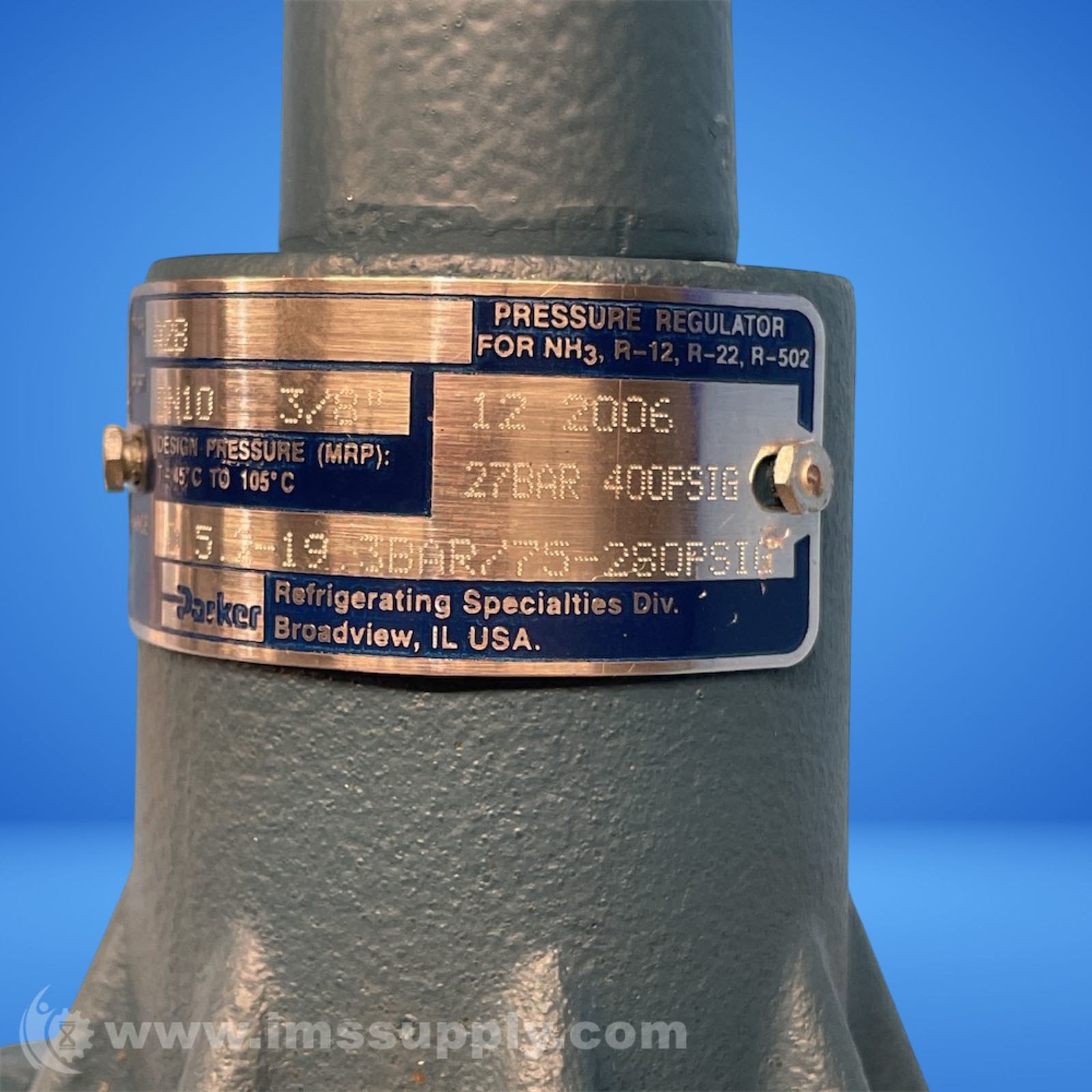 Parker A2B Inlet Pressure Regulator FNIP