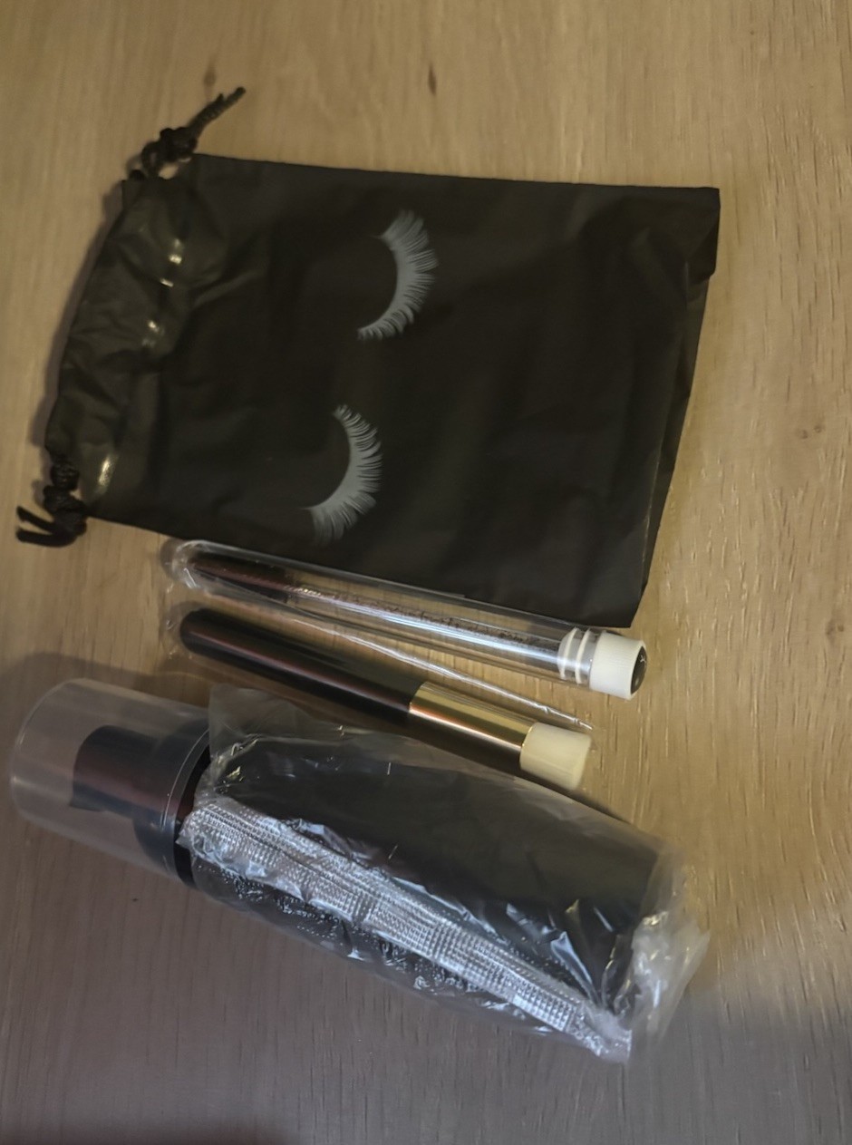 Lash Extension Care Kit Supplies Lash Brush Wand  Bag Foam Pump Dispenser