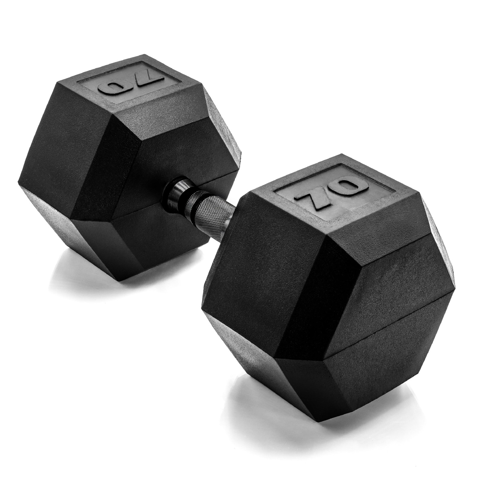 CAP Rubber Coated Dumbbell Weights Free Weights for Home Gym Strength Training