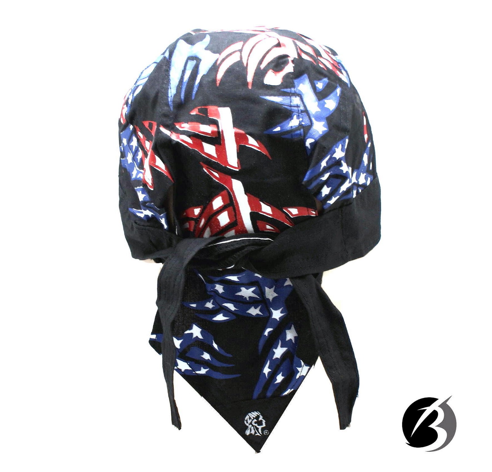 Headwrap Du Rag Skull Cap Bandana Doo Rag Tribal Patriot ZAN Flydanna Z594
