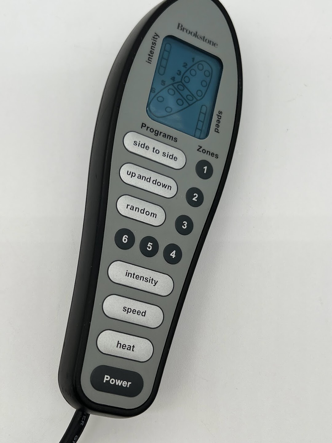 Brookstone Massager Lounger Replacement Remote- Massage Mode-6 Zones & Heat