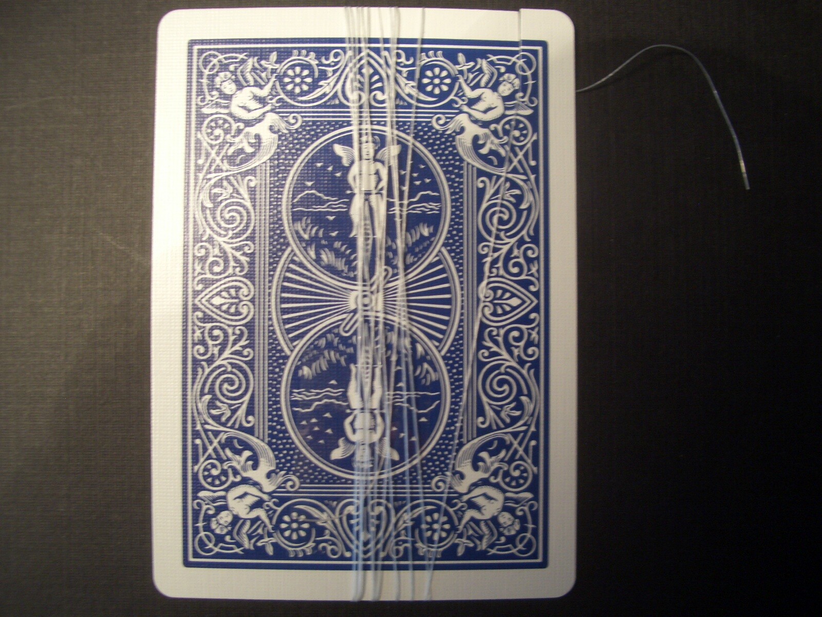Magicians Elastic 100% pure Lycra Thin STRETCHY thread string 5 feet flap cards