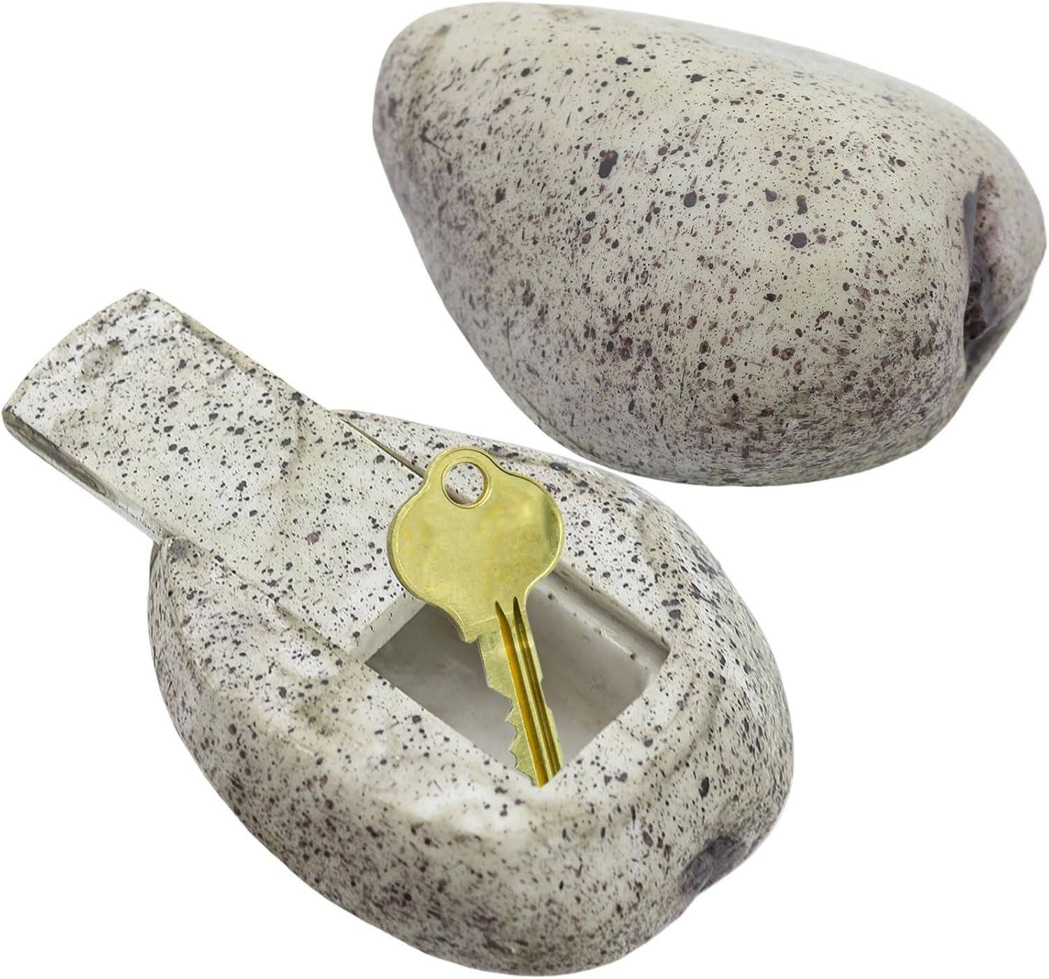 Key Rock Hider, Fake Rock Key Holder, Waterproof, Outdoor Yard Stone, Geocaching