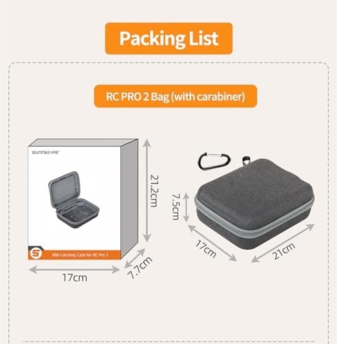 Portable Carrying Case for DJI Mavic 4 Pro & RC Pro 2 Remote Controller Accessor
