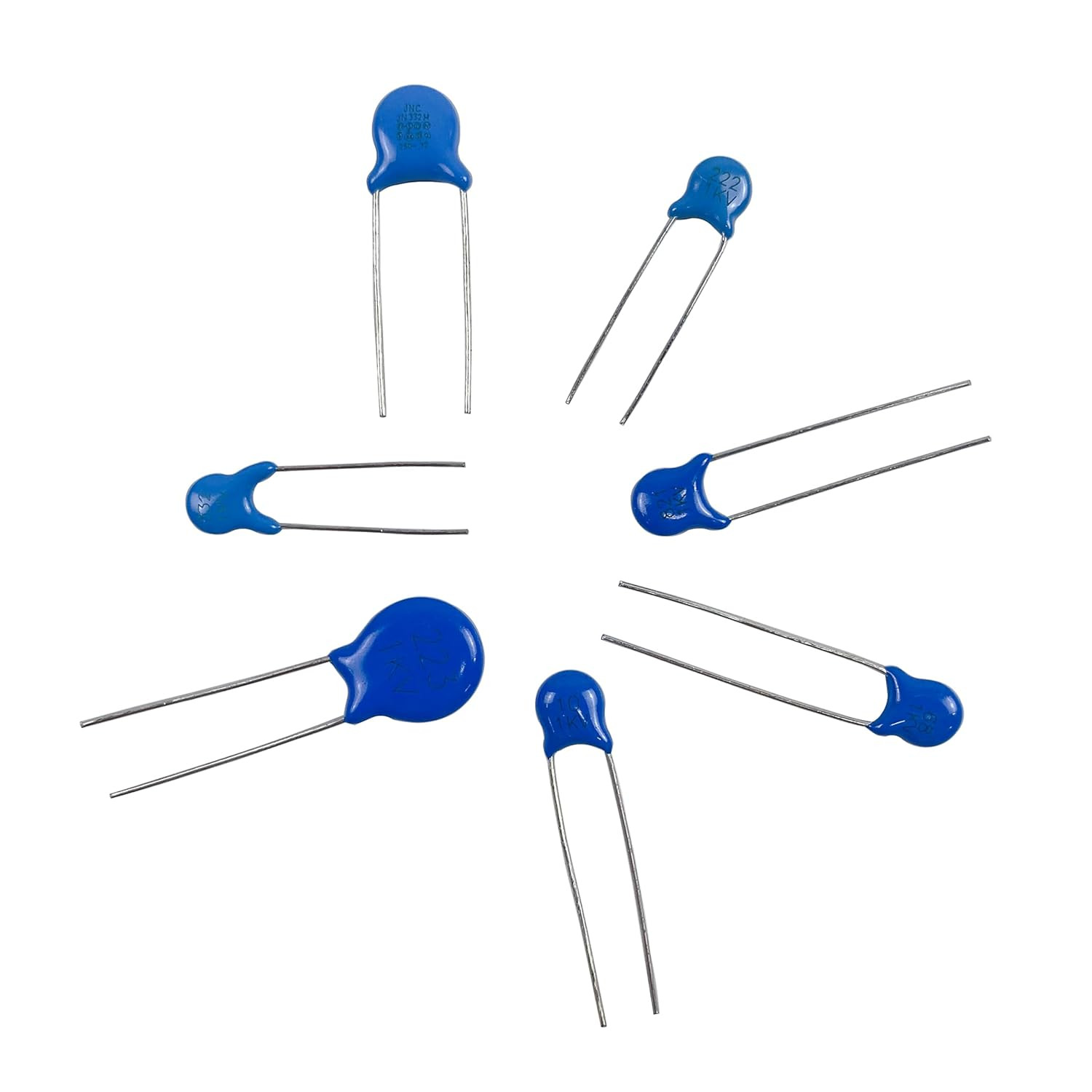 35 Values 600 Pieces High Voltage Ceramic Disc Capacitor Assortment Kit (Capacit