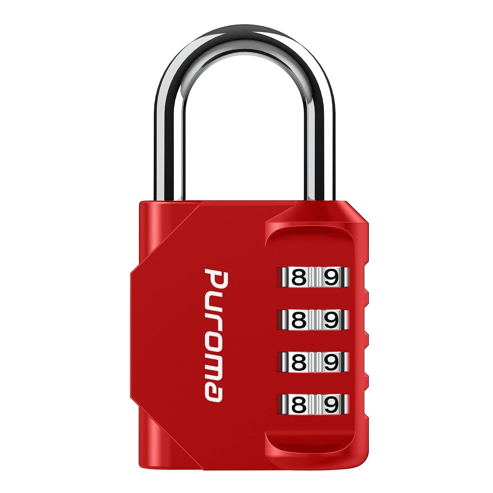 1pc Combination Lock Resettable 4 Digit Padlock with Combination Waterproof and