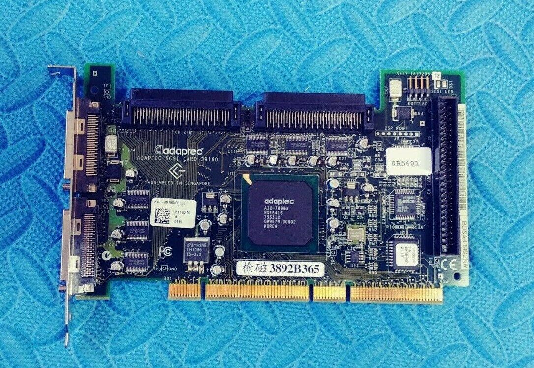 Adaptec SCSI Card ASC-39160 / DELL3 (SG-0R5601)