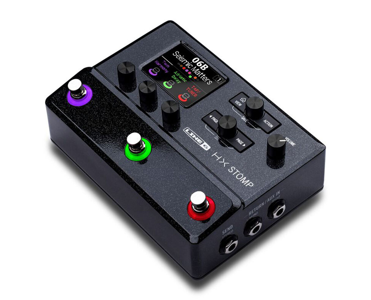 Line 6 HX Stomp Compact Multi-Effects Unit featuring Helix Effects