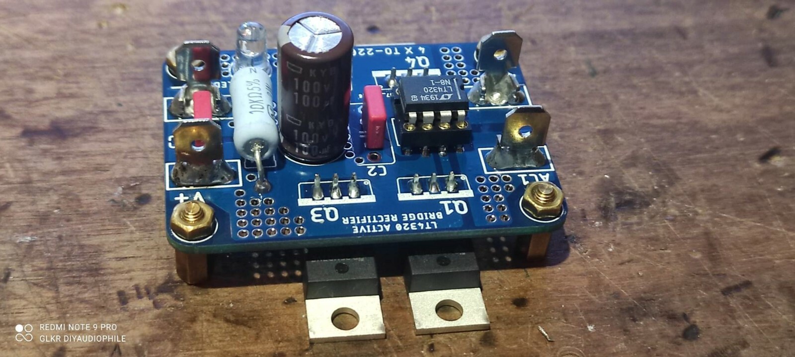 LT4320 Active Rectifier Board set, MOSFET Bridge Rectifier, * 2 blank PCBs