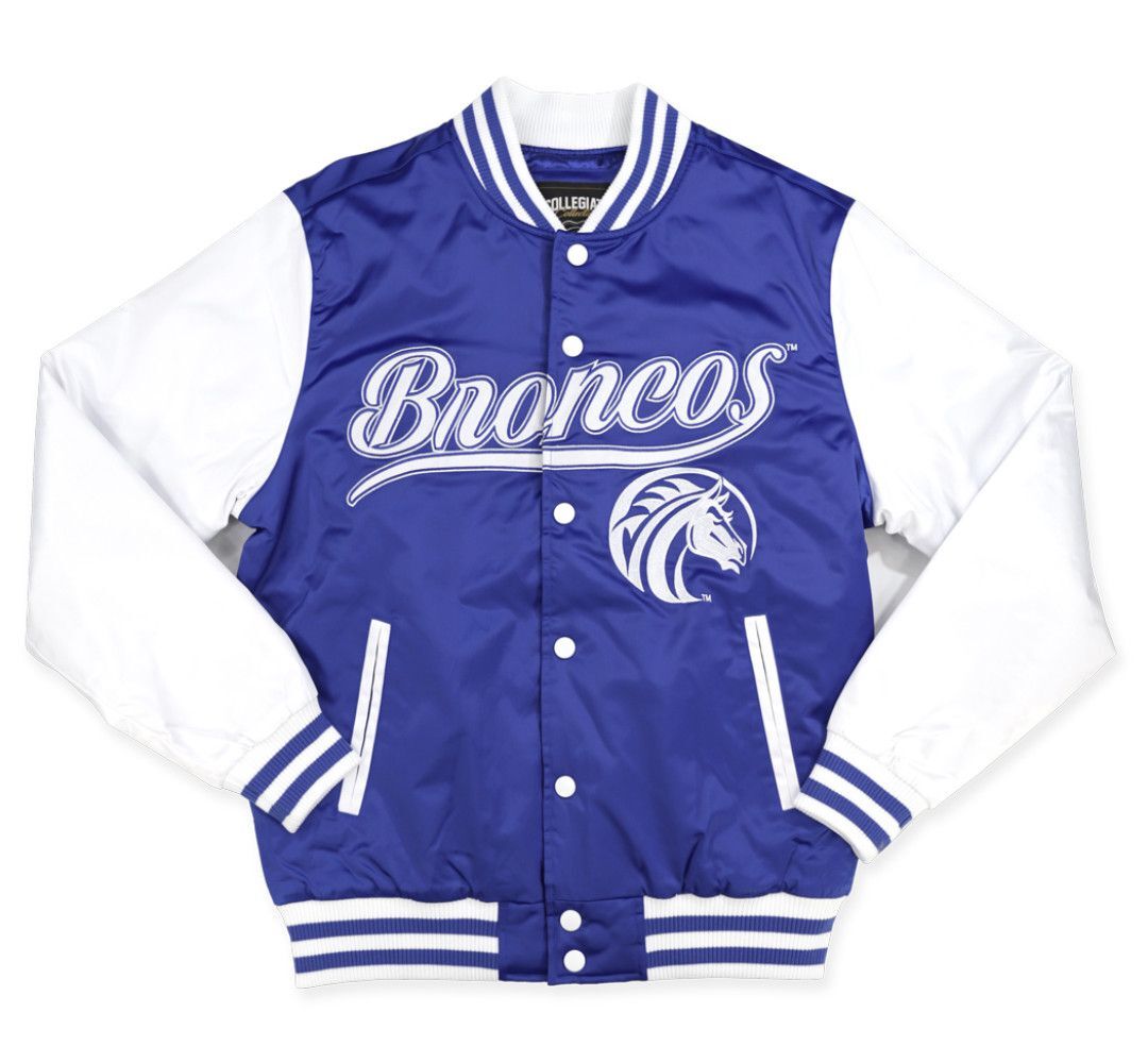 Fayetteville State University M7 Baseball Jacket Royal Blue