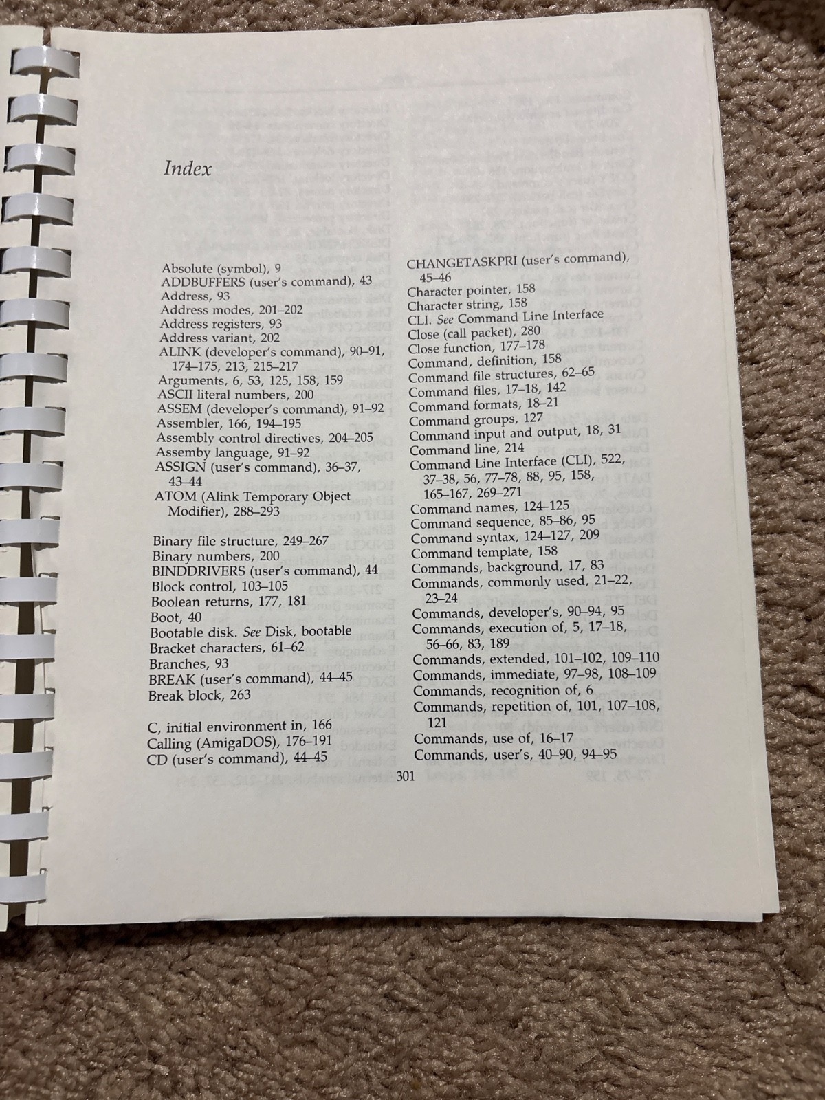 The Amiga DOS Manual 1987 2nd Edition Commodore Amiga