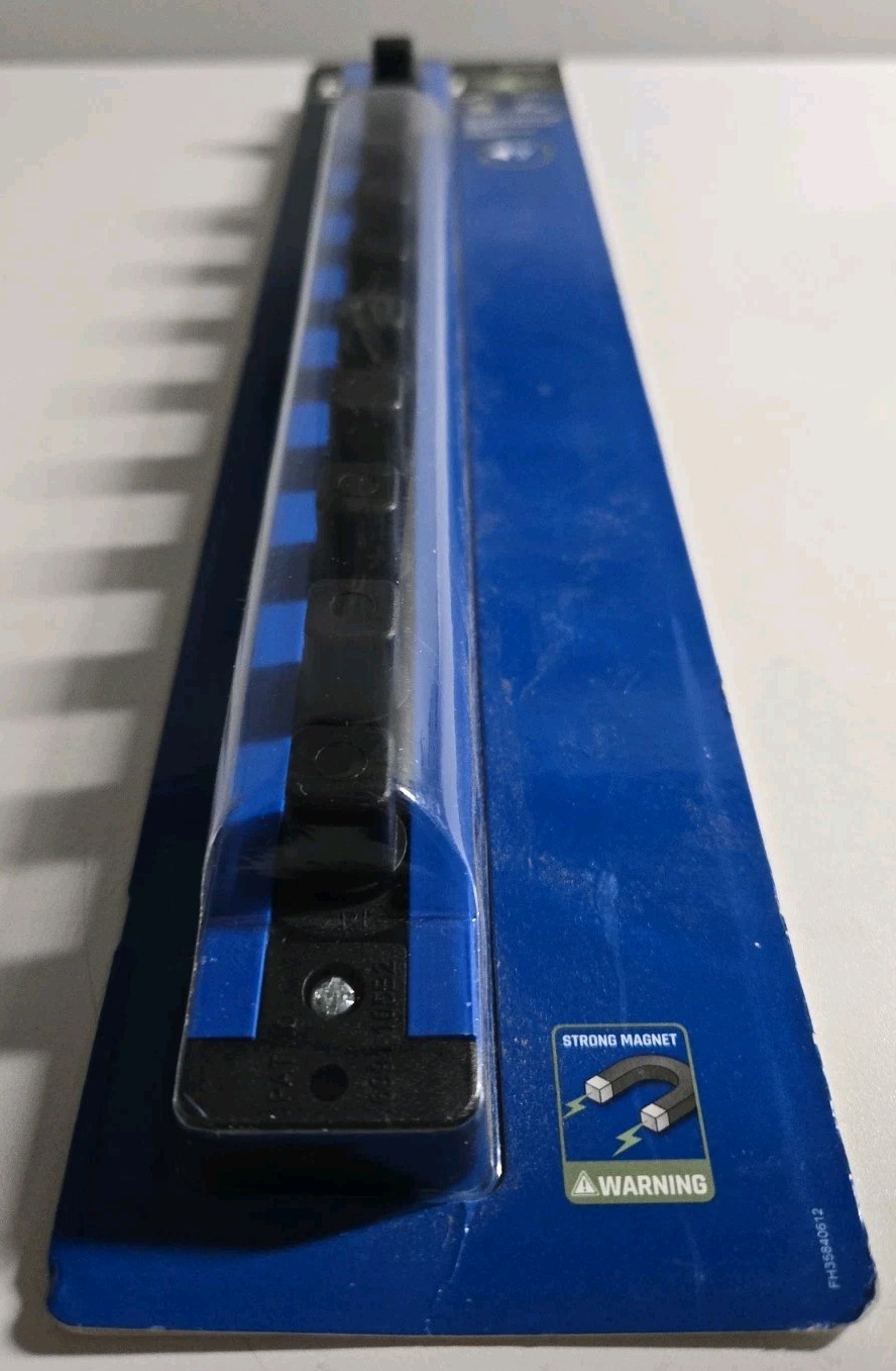 Diehard DH50137 Tools 1/2” Drive Metric Magnetic Socket Rail