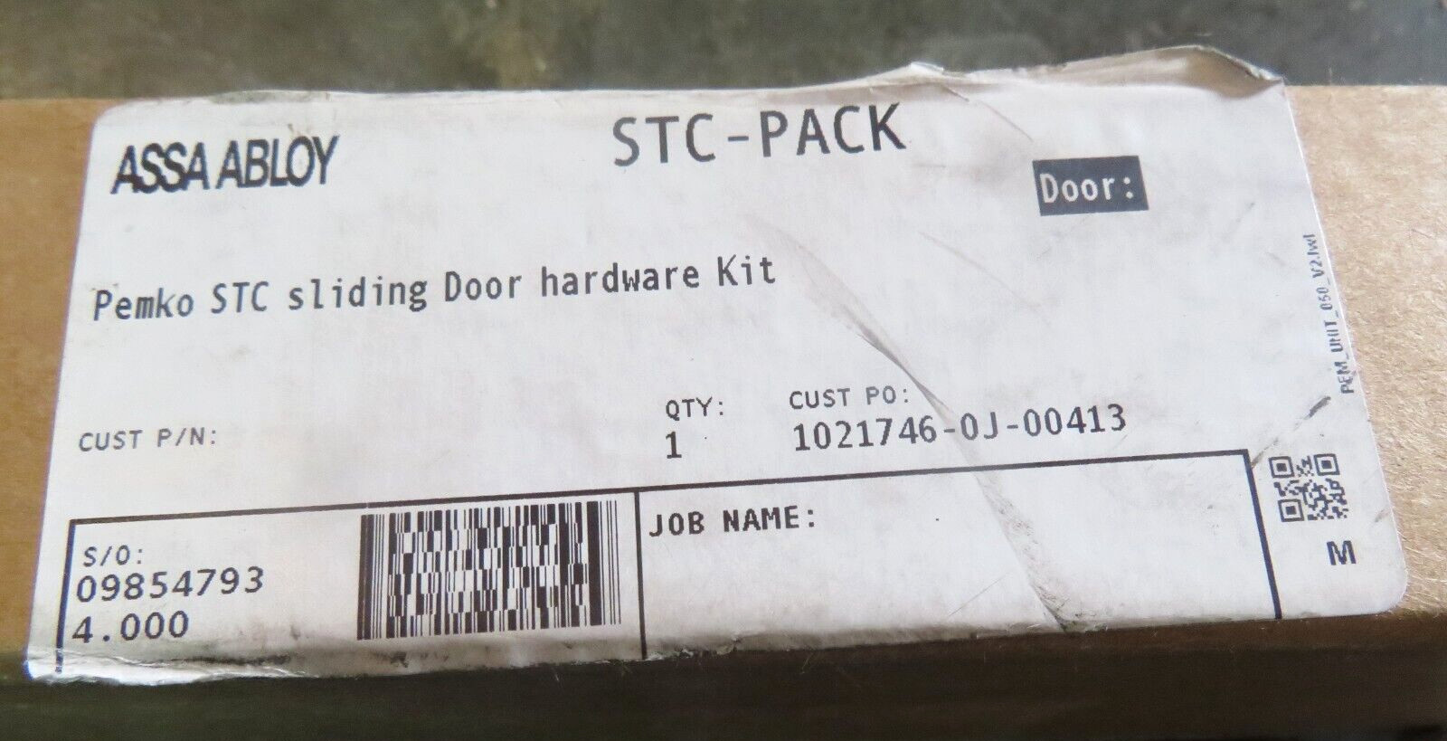 Assa Abloy STC Sliding Door Kit (161-E5)
