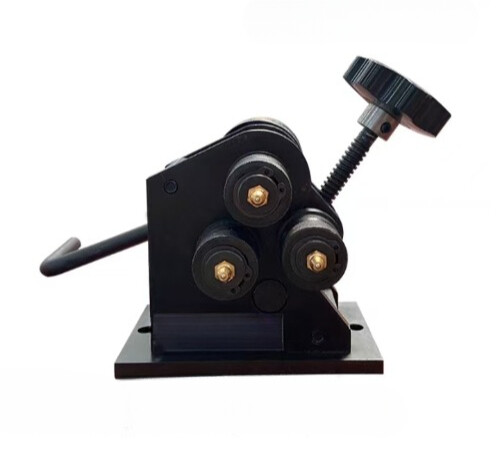 Manual Rolling Machine Three Roll Gear Bending Tools Hand-Cranking Pipe Bender