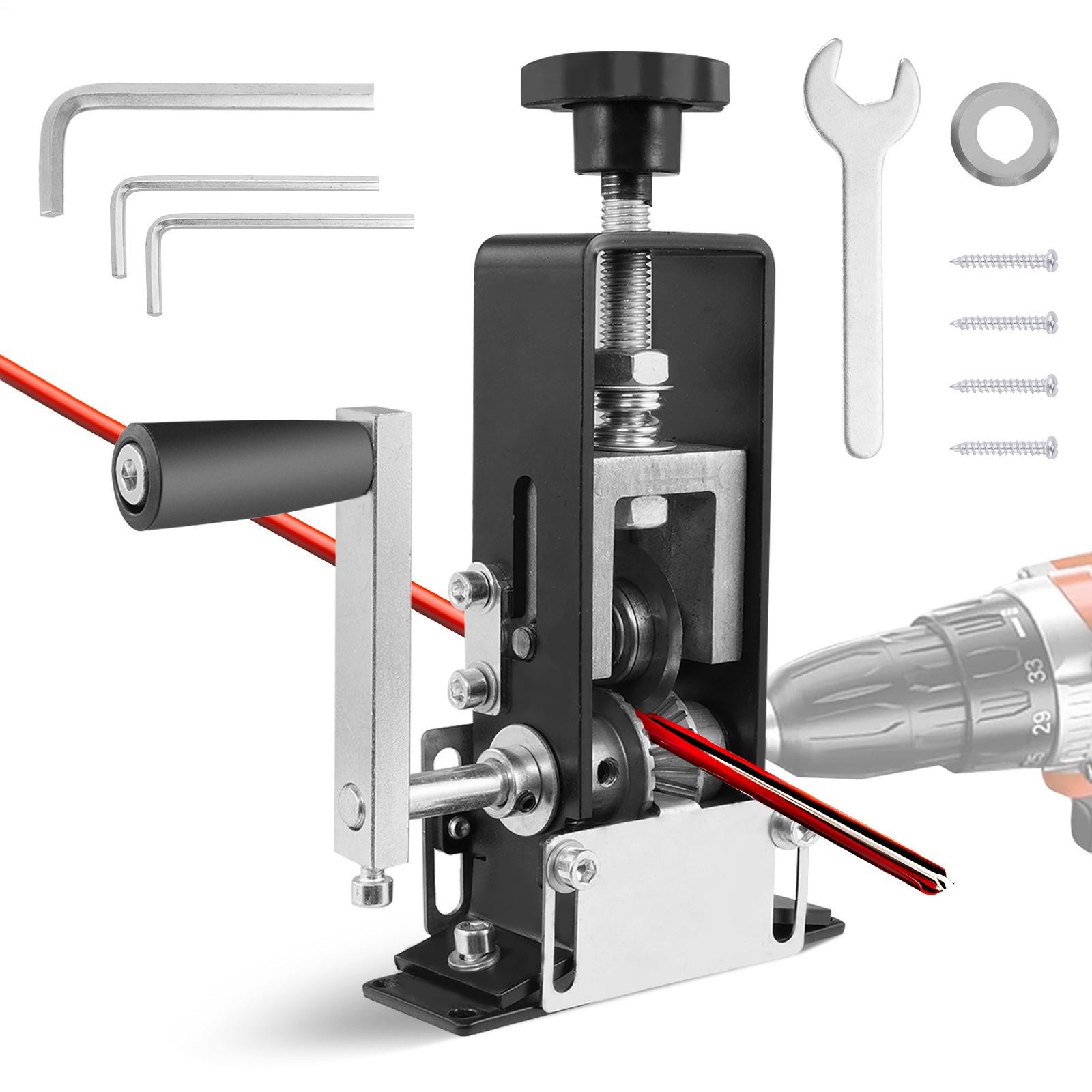 Manual Electric Wire Stripping Machine Cable Stripper Crank Scrap Copper Cutter.