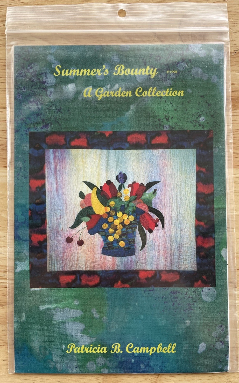 SUMMER’S BOUNTY A Garden Collection Appliqué Quilt Pattern by Patricia Campbell