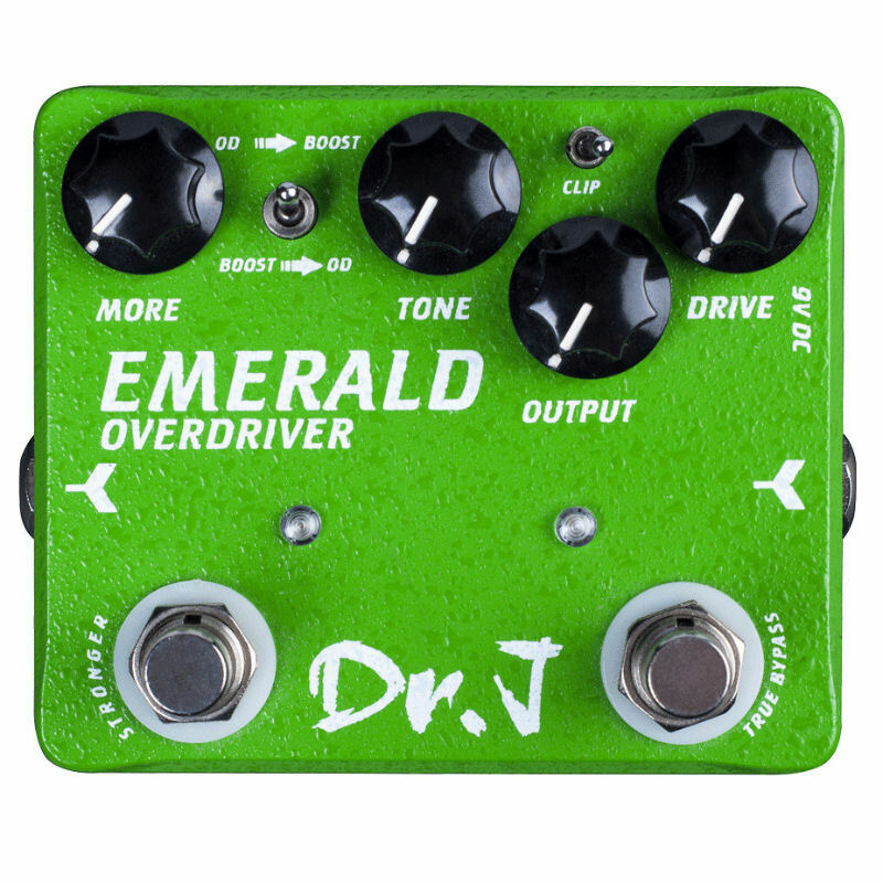 Joyo Dr. J D-60 Emerald Overdrive + Boost Pedal True Bypass New