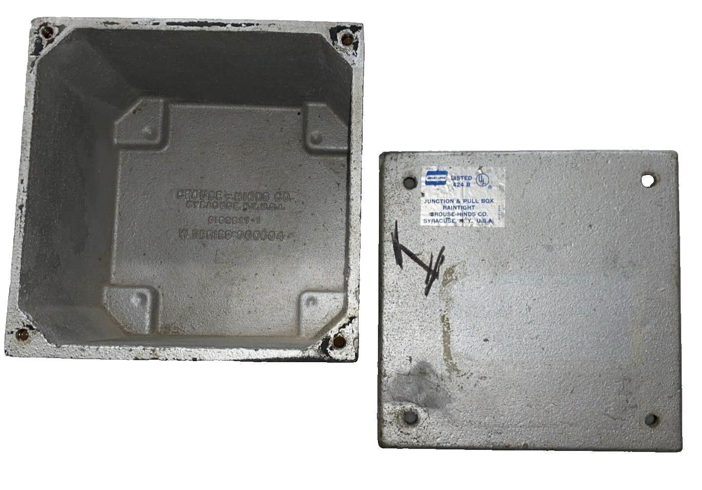 CROUSE HINDS 424 B JUNCTION & PULL BOX RAINTIGHT