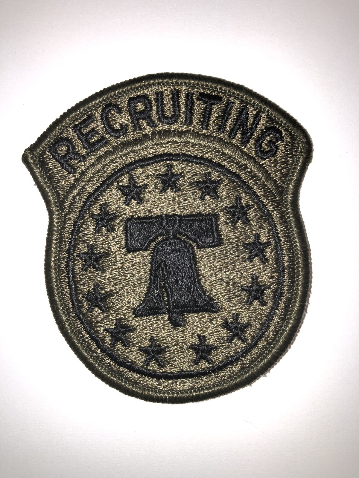 U.S. Army Recruiting Command Subdued Shoulder Patch Insignia