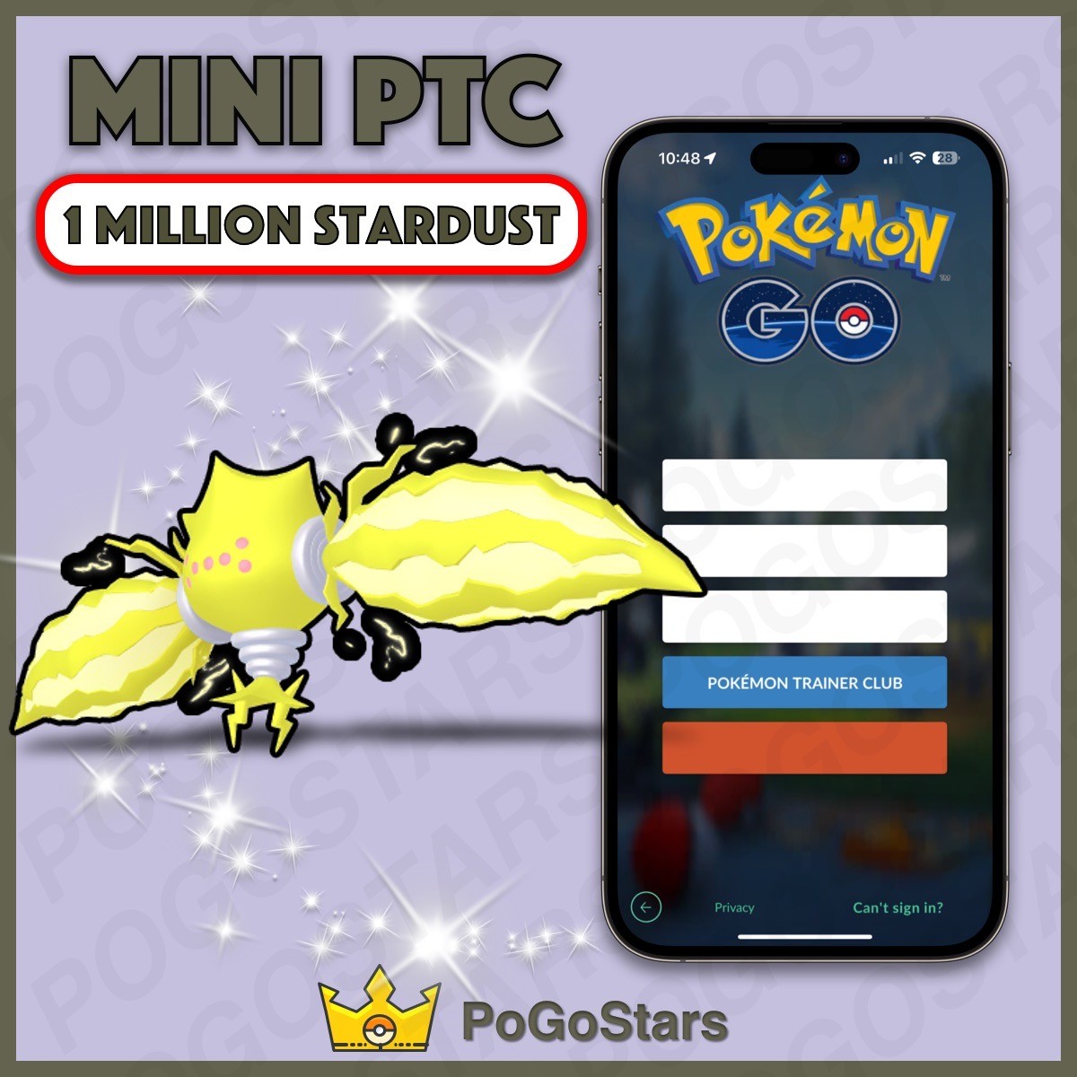 Pokémon PTC Go - Shiny Regieleki - 1M Stardust✨Read Description✨