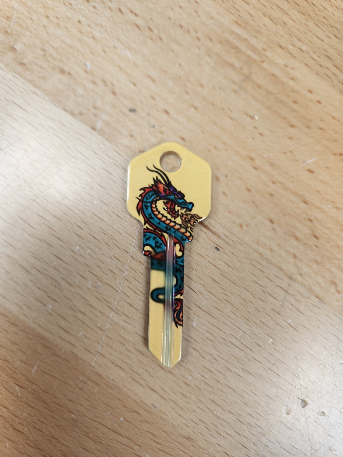 DRAGON PRINTED KWIKSET KW1/KW10 KEYBLANK - READ DETAILS BELOW
