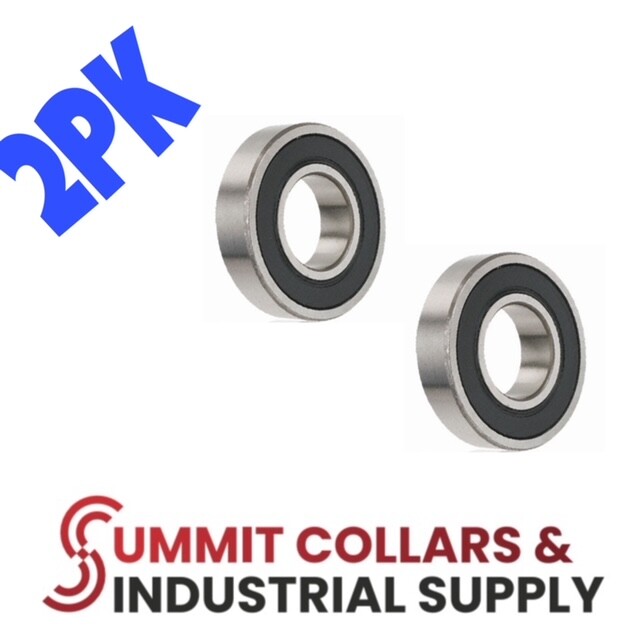 (2) 6203 2RS C3 PREMIUM RUBBER SEALED BEARING 17X40X12MM SHIPS SAME DAY