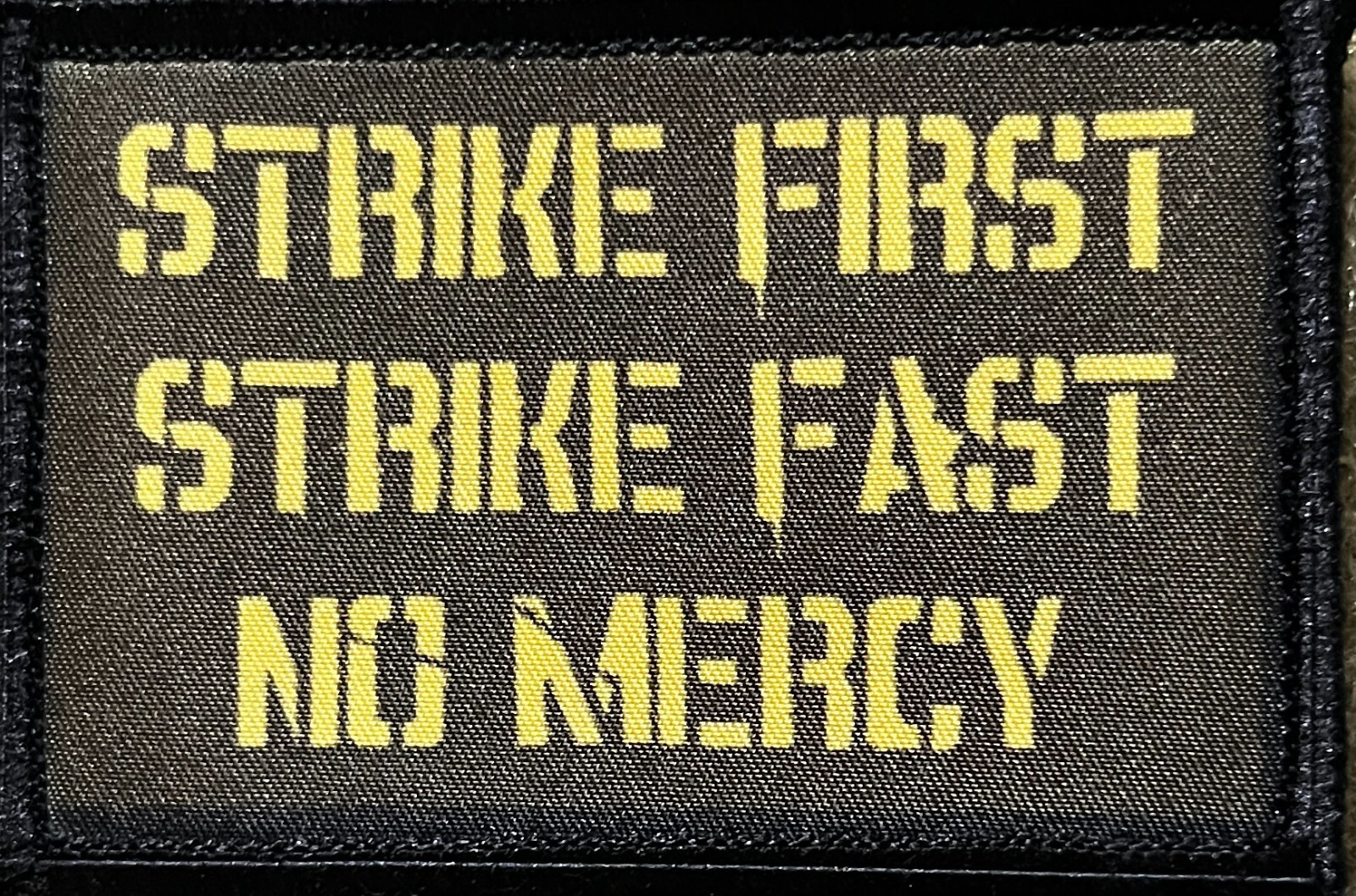 Psalm 144:1 Morale Patch Military Tactical Army Flag USA Hook Badge Bible