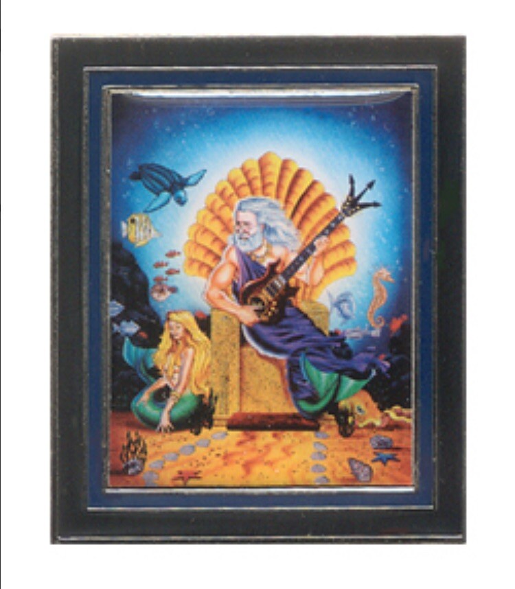 Grateful Dead Poseidon Jerry Frame Pin